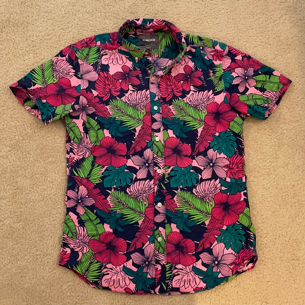 Men’s Bonobos Hawaiian short sleeve shirt